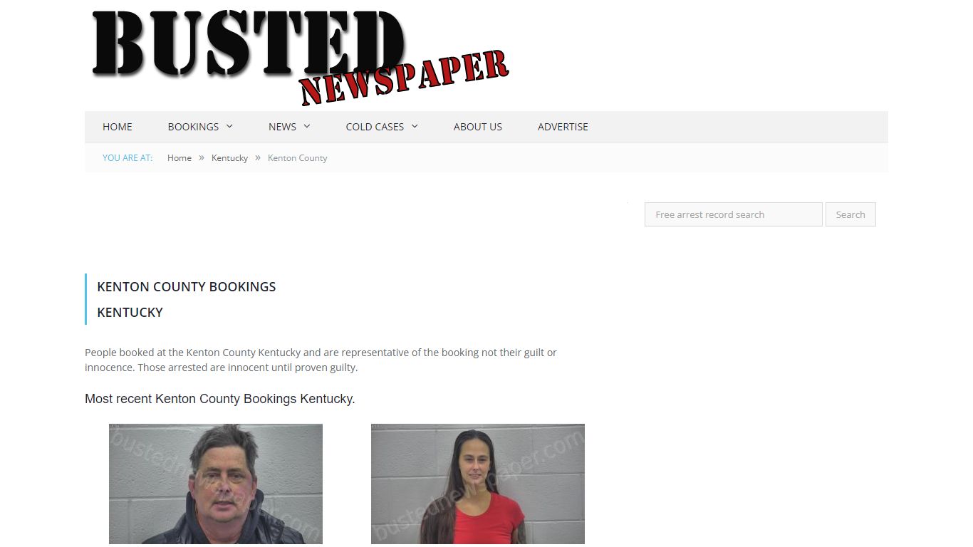 Kenton County, KY Mugshots - BUSTEDNEWSPAPER.COM